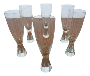 Champagne Glasses from Friedrich Glas, Germany, 1960s, Set of 6