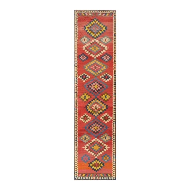 Early 20th Century Kilim Runner For Sale