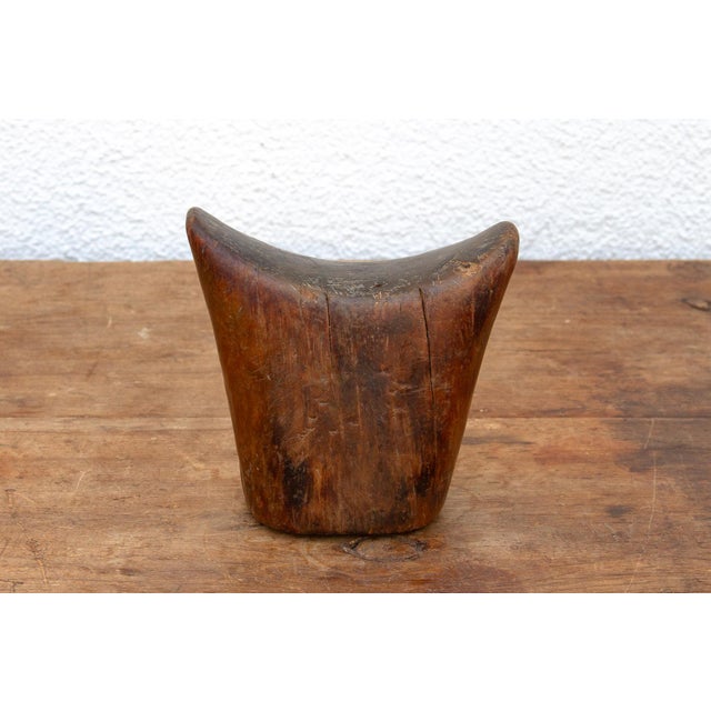 Antique African Wooden Headrest For Sale - Image 4 of 8
