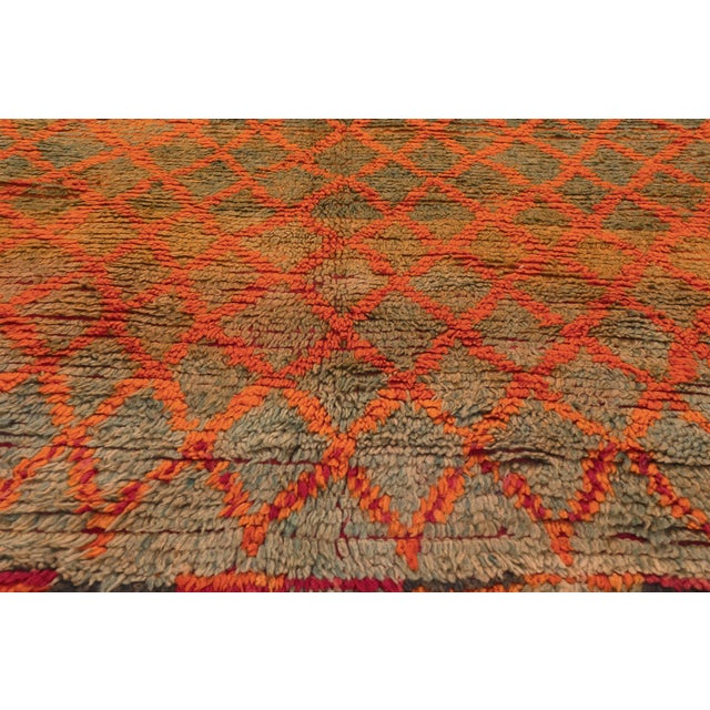 Late 20th Century Vintage Boujad Moroccan Rug, 04'07 X 07'05 For Sale - Image 5 of 10
