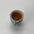 A handmade turquoise ceramic vase by Alexandre de Wemmel, crafted in Belgium during the 1950s. This distinctive mid-...