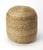 Spritely Home Accent Furniture Noosa 16 in. W Round Jute Accent Pouffe, Natural For Sale - Image 4 of 4