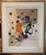 Signed by 'Peters' Large Mid-Century Style Modern Abstract Fish Mixed Media Collage - Framed For Sale - Image 9 of 18