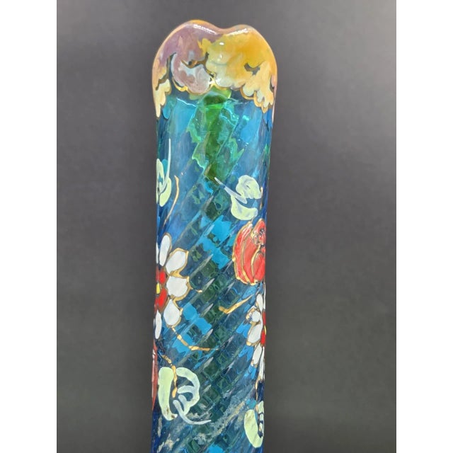 Glass Mid 20th Century Signed Royo Rare Art Glass Ewer For Sale - Image 7 of 18