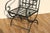 Pair of Hervé Baume French Wrought Iron Folding Patio Chairs | Outdoor Garden Armchairs | France 1970s For Sale - Image 13 of 18