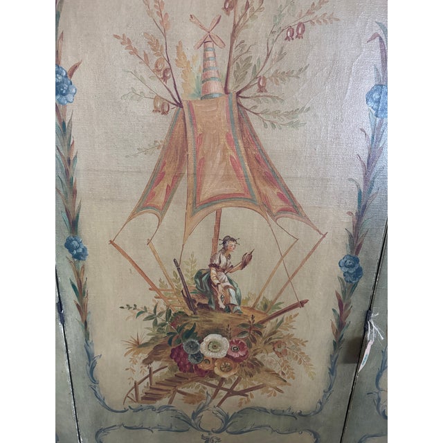 Animal Skin 19th C Chinoiserie Screen For Sale - Image 7 of 8