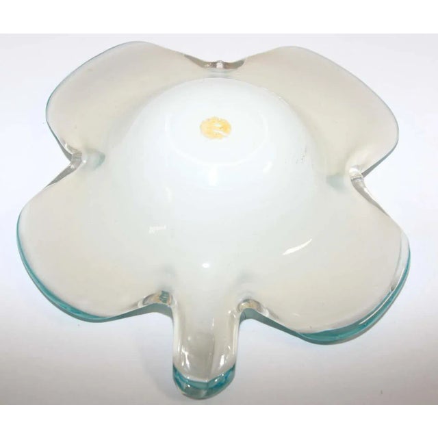 Turquoise Murano Venetian Hand Blown Turquoise Art Glass For Sale - Image 8 of 13