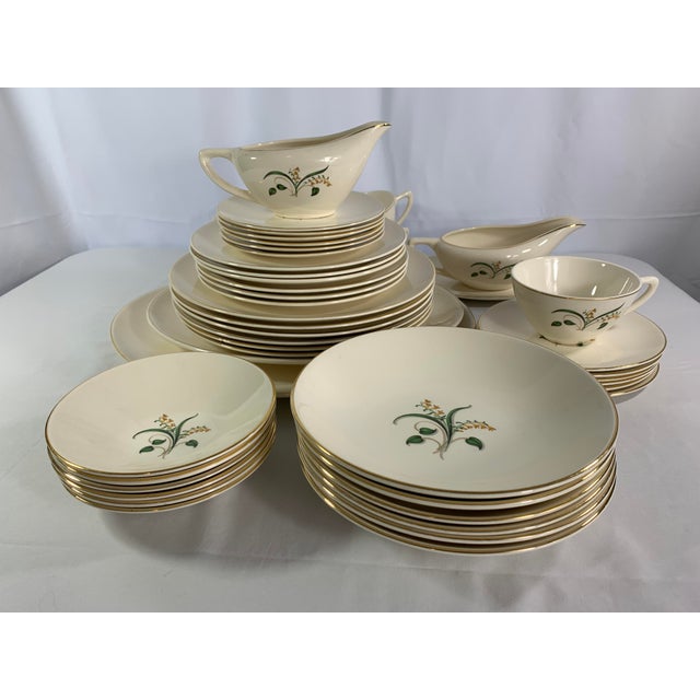 Vintage Forsythia Pattern by Edwin Knowles China Company Dinnerware