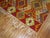 Vintage Zabihi Collection Bright Turkish Kilim Geometric Tribal Flat-Weave - 5'8" x 8'4" For Sale - Image 4 of 6