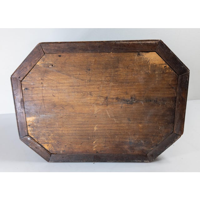 19th Century American Folk Tramp Art Parquetry Inlaid Jewelry Box For Sale - Image 13 of 13