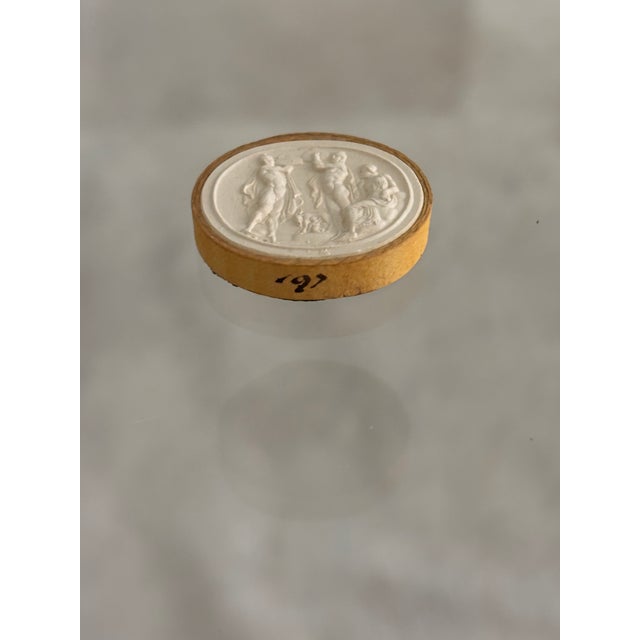 Antique Italian Grand Tour Plaster Intaglios - Set of 5 (Group #3) For Sale - Image 13 of 16