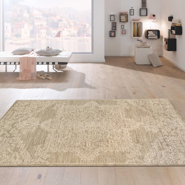 2020s Pasargad Home Modern Green Area Rug, 5' 0'' X 8' 0'' For Sale - Image 5 of 5