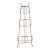 Early 20th Century Brass Tripod Tier Magazine Rack For Sale