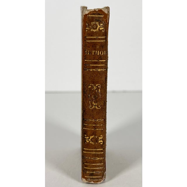 French Antiquarian French Leather Prayer Book: Method for Conversing With God, 1774 For Sale - Image 3 of 18