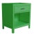 Contemporary Capri End Table in Bright Green For Sale - Image 3 of 6
