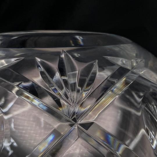 Glass Waterford Crystal “Rossan” 8-Inch Rose Bowl (With Original Box and Packing Tissue) Vintage For Sale - Image 7 of 18