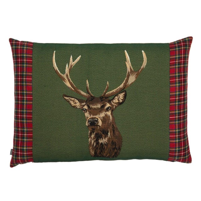 This beautiful tapestry cushion is finely woven by skilled weavers on traditional Jacquard Tapestry looms. The tapestry...