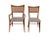 Brown Paul McCobb for Calvin Walnut Dining Chairs With Caned Backs Directional , S/6 For Sale - Image 8 of 12