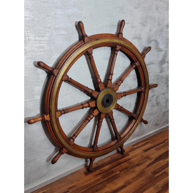 Shipping Steering Wheel with 10 Spokes For Sale - Image 9 of 11