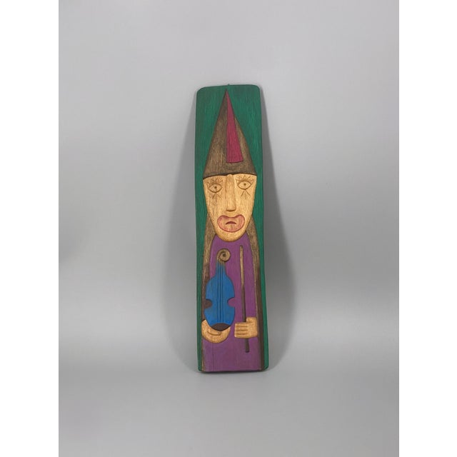 A sculpture * Artist: Henryk Zegadlo * Sculptor and painter * with original signature carved into the wood * from Poland *...