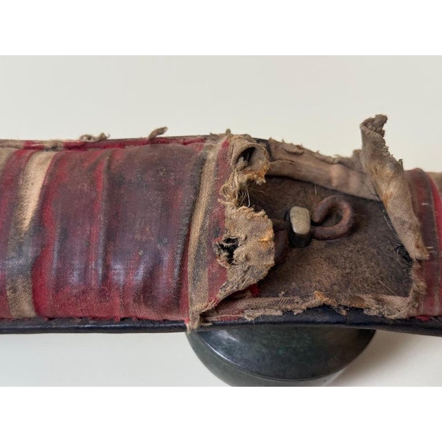 Antique Horse Sleigh Bells on Leather Collar, 1890s For Sale - Image 6 of 18