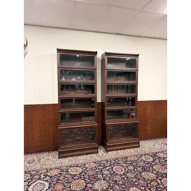 English Bookcase from Globe Wernicke For Sale - Image 13 of 13