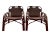Set of Leather & Bamboo Chairs by Tito Agnoli, 1960s For Sale