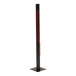 1980s Rudi Stern Postmodern Neon Floor Lamp for George Kovacs For Sale