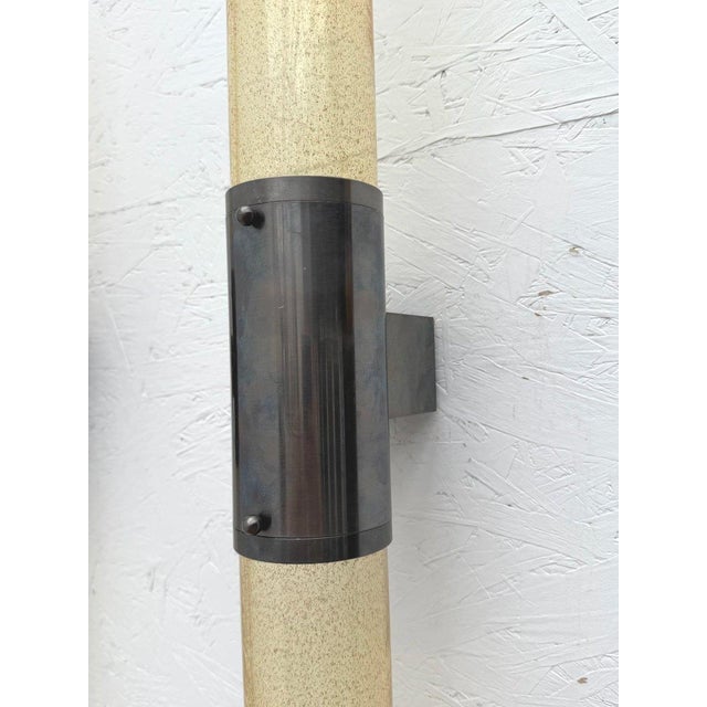 Wall Sconces in Metal and Murano Glass, 1980, Set of 2 For Sale - Image 6 of 13
