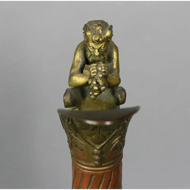 Italian Grand Tour Onyx and Bronze Ewer For Sale - Image 4 of 11