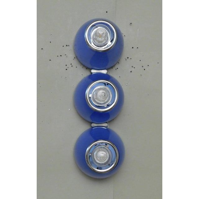 1970s 1970s Blue Tilos Sconces by Ernesto Gismondi for Artemide, a Pair For Sale - Image 5 of 11