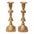 Brass Beehive Candlestick Holders, a Pair For Sale