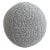 12" Ball Pillow in Dedar Karakorum Gray Boucle For Sale