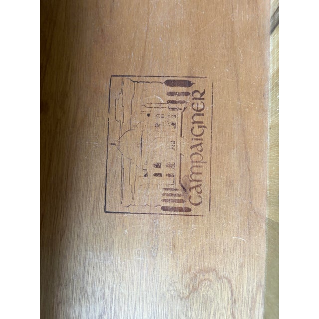 A rare opportunity to acquire a fully matched Dixie Campaigner writing desk and chair — both stamped with the same 767...