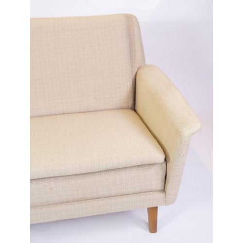 Dux Sofa in Light Wool by Folke Ohlsson for Fritz Hansen, 1970s For Sale - Image 3 of 13
