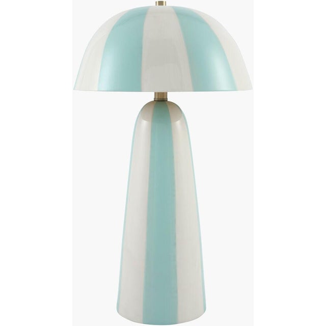 Traditional Galleria Accent Table LampSky Blue For Sale - Image 3 of 3