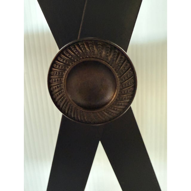 Black Restoration Hardware Parisian Cornice Single Shelf For Sale - Image 8 of 12