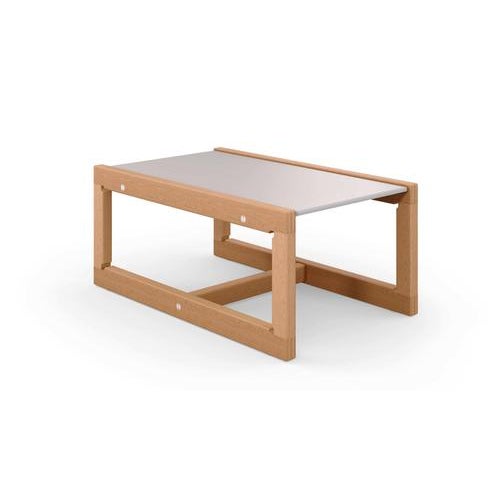 Teak & Porcelain Carlotta Outdoor Coffee Table by Tobia Scarpa, Italy For Sale - Image 3 of 10