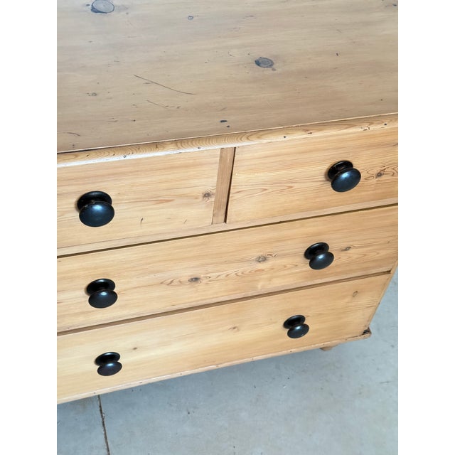 Antique Pine Two Over Two Drawers - Chest of Drawers From England For Sale - Image 6 of 18