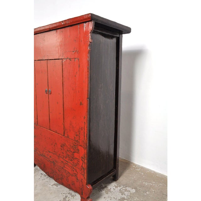 Antique Pine Cabinet, 1890s For Sale - Image 11 of 12