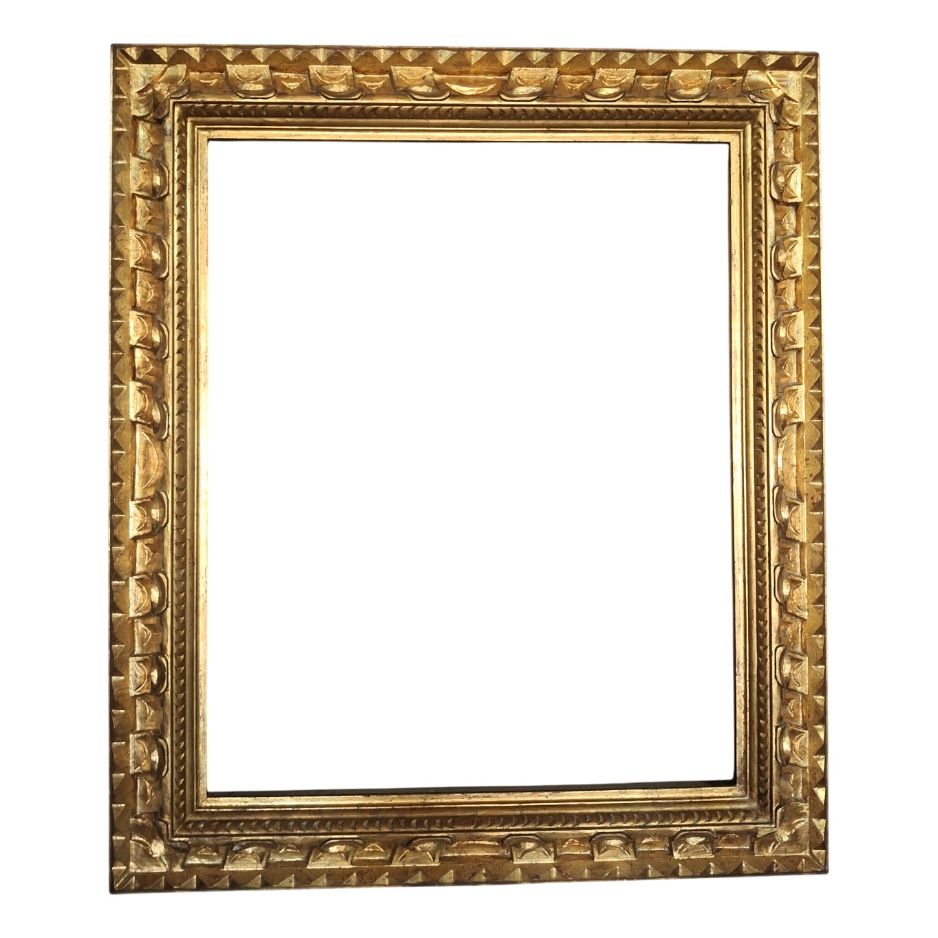 Baroque Style Frame in Gold Leaf Gilded Wood, 1960s | Chairish