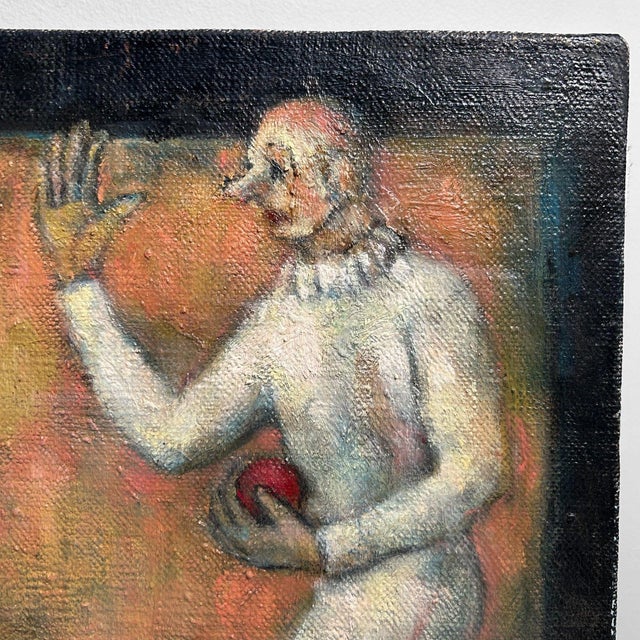 Higo, Circus, 1960s, Oil on Canvas For Sale - Image 3 of 9
