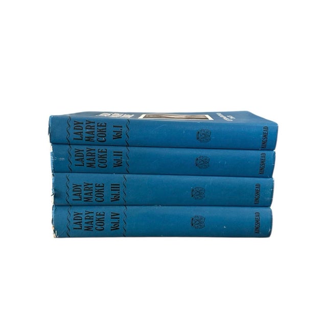 A collection of rare, vintage books. Features four volumes. Blue cloth, gilt titles. A limited edition (500 copies). A...