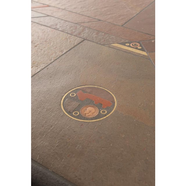 Metal Vintage Danish Rectangular Coffee Table by Paul Kingma, 1980s For Sale - Image 7 of 8