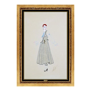 Early 20th Century Bendel Dress, Erté For Sale