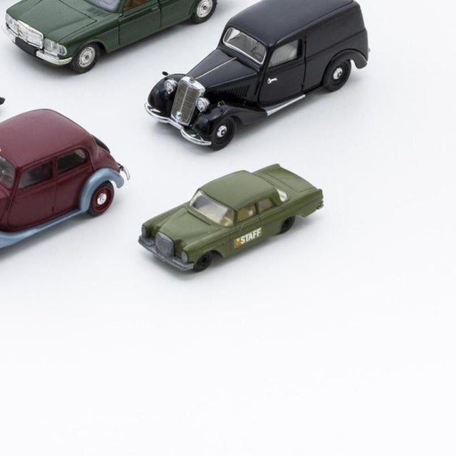 Miniature Mercedes-Benz Cars, Set of 7 For Sale - Image 5 of 6