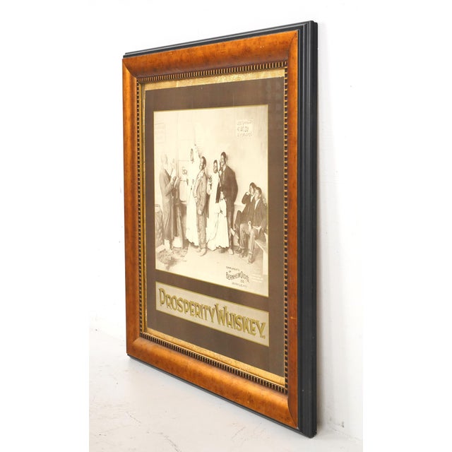 Traditional Framed 1897 Print Advertisement for Prosperity Whiskey For Sale - Image 3 of 11