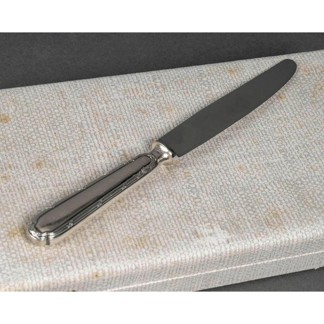 Cutlery Service in Silver Plating from Ercuis, Set of 49 For Sale - Image 11 of 14