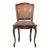 Vintage Italian Double Caned Side Chair For Sale