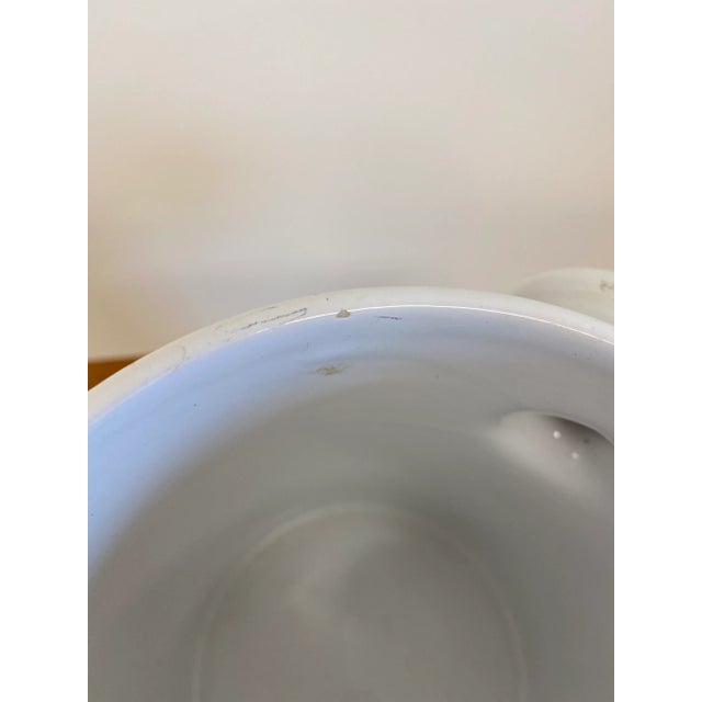 White Large Ceramic Carafe by Enzo Bioli for Il Picchio For Sale - Image 8 of 10